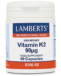 LAMBERTS - Vitamin K2 90µg (60 Caps)