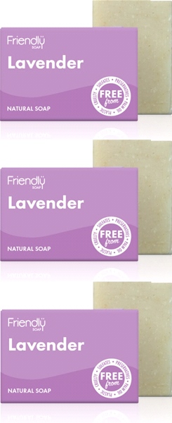 Friendly Soap - Lavender Soap (95g) - Pack of 3