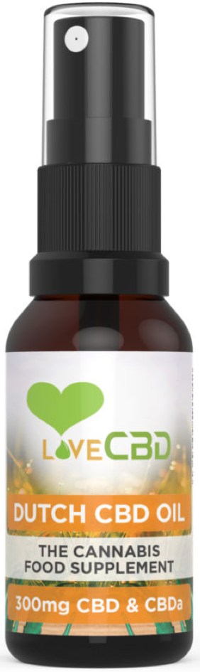 Love CBD - 300mg Dutch CBD Oil Spray (20ml)