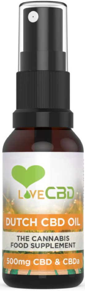 Love CBD - 500mg Dutch CBD Oil Spray (20ml)