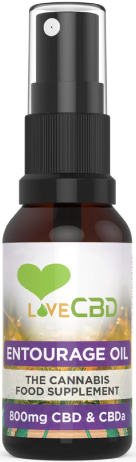 Love CBD - 800mg Entourage Oil Spray (20ml)