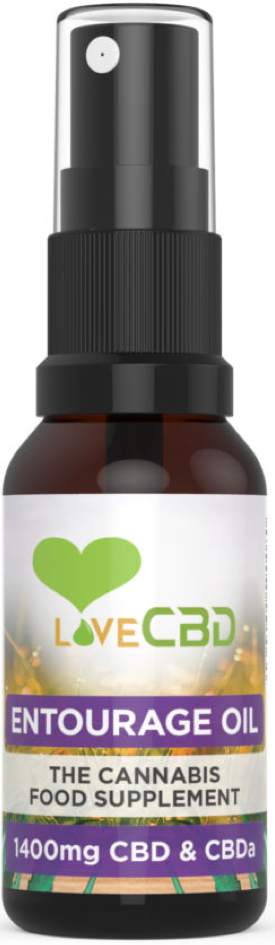 Love CBD - 1400mg Entourage Oil Spray (20ml)