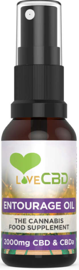 Love CBD - 2000mg Entourage Oil Spray (20ml)