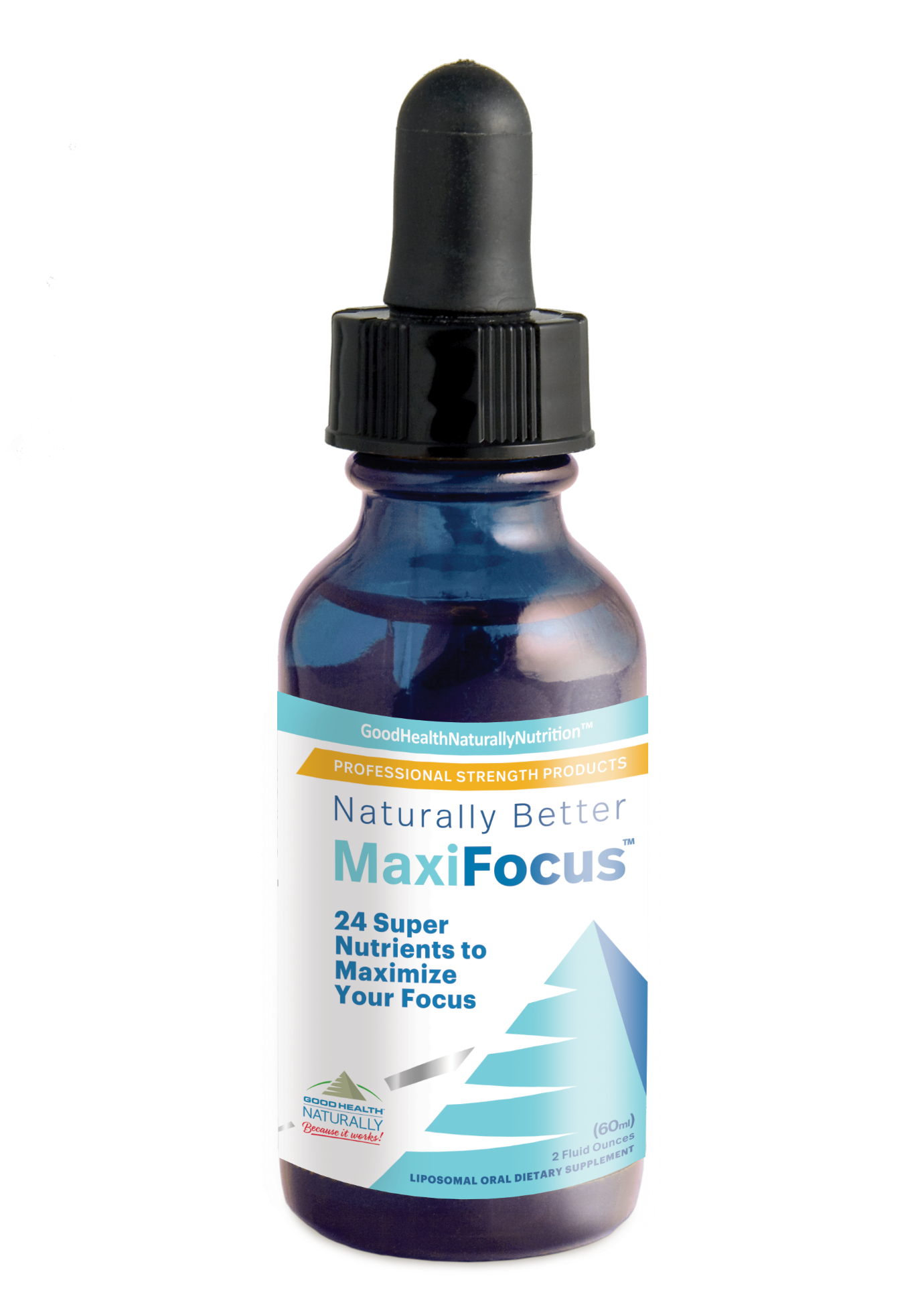 Good Health Naturally - MaxiFocus- 24 Super Nutrients Sublingual ( 60ml )