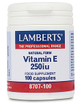 LAMBERTS - Vitamin E Natural 250iu (100 caps)