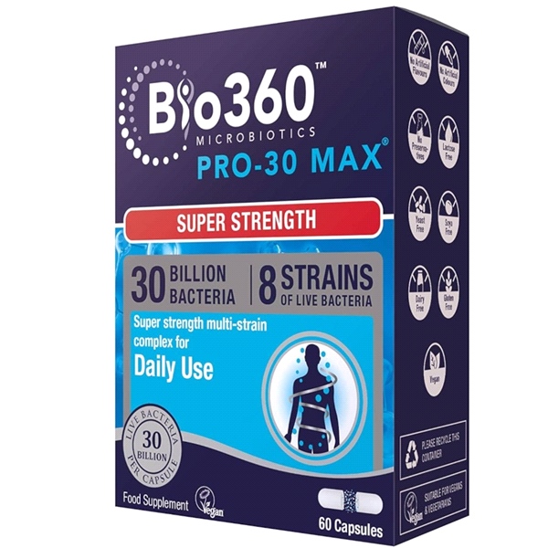 Natures Aid - Pro-30 Max® (30 Billion Bacteria) - 60 Capsules