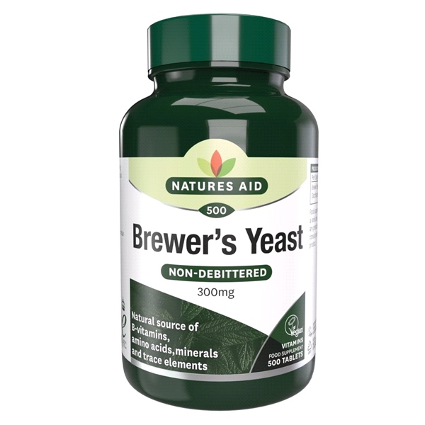 Natures Aid - Brewers Yeast - 300mg V (500 Tabs)