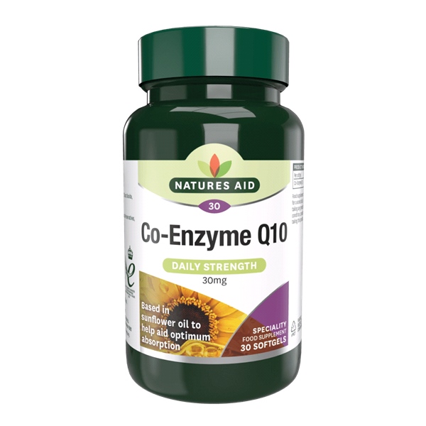 Natures Aid - Co-Enzyme Q10 30mg (30 Softgels)