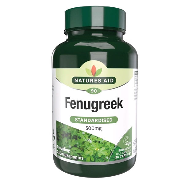 Natures Aid - Fenugreek 500mg ( 90 Veg. Capsules )