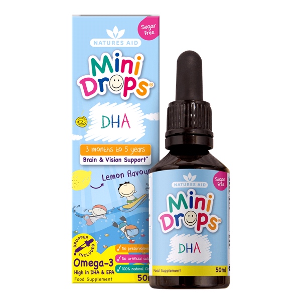 Natures Aid - Mini Drops DHA (50ML)