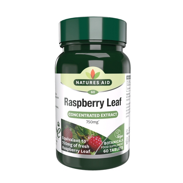 Natures Aid - Raspberry Leaf 375mg ( 60 Tabs ) - An aid to women giving birth.