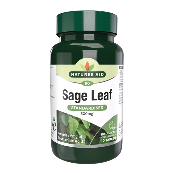 Natures Aid - Sage Leaf (90 Tablets)