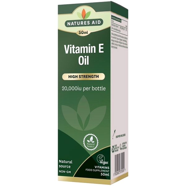 Natures Aid - Vitamin E 20,000iu Oil ( 50ml )