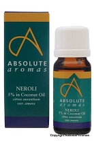 Absolute Aromas - Neroli 5% ( 10ml ) Blended in light coconut oil