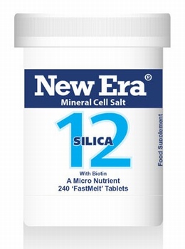 New Era - Silica No. 12 ( 240 Tablets ) For Impure blood & for boils, brittle nails & lack-lustre hair