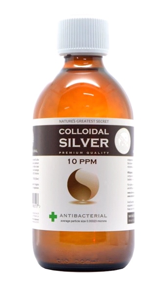Nature's Greatest Secret - 10 ppm Colloidal Silver Bottle (300ml)