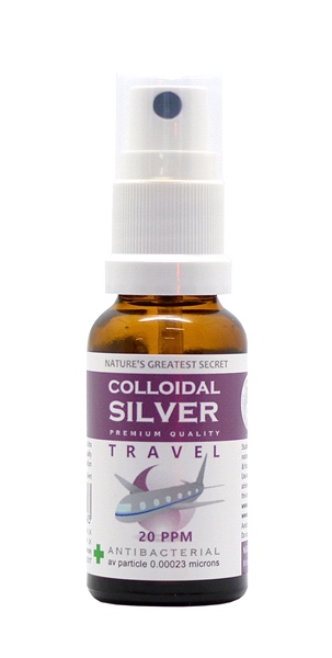 Nature's Greatest Secret - 20 ppm Colloidal Silver Travel Spray (20ml)