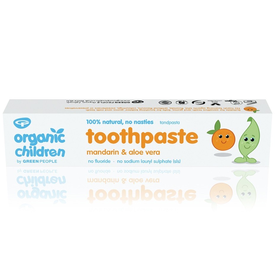 Green People - Organic Children Mandarin & Aloe Vera Toothpaste (50ml)