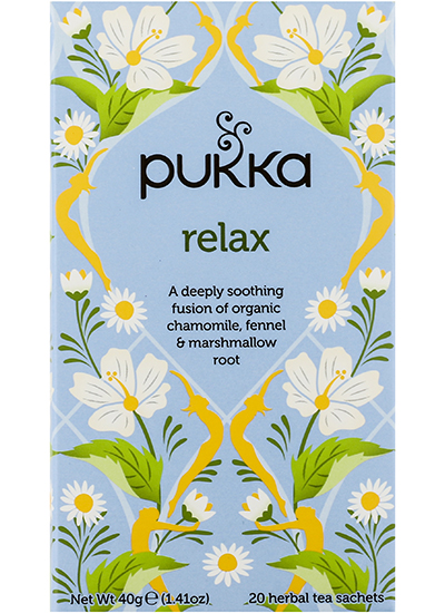 Pukka Herbal Teas - RELAX TEA (20 sachets)