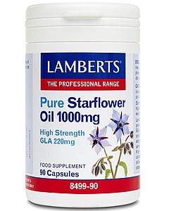 LAMBERTS - Pure Starflower Oil 1000mg (formerly called High GLA 220mg) 90 caps
