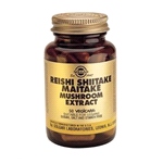 Solgar - Reishi Shiitake Maitake Mushroom Extract (50 Vegicaps)