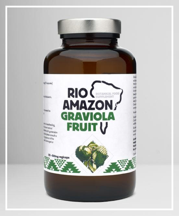 Rio Amazon - Graviola Fruit 500mg (120 V Caps)