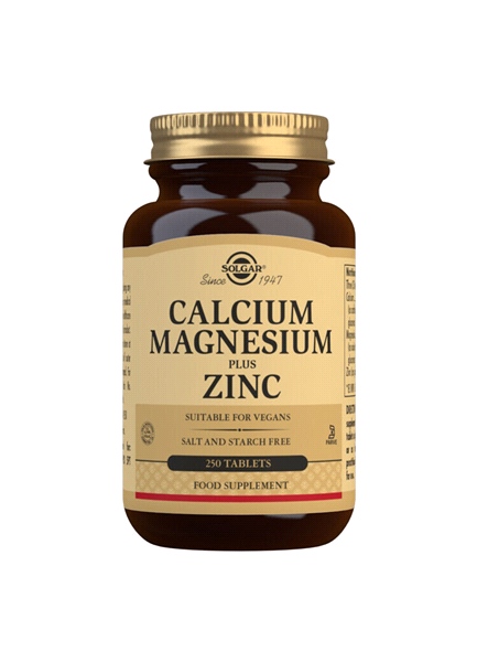 Solgar - Calcium Magnesium plus Zinc (250 Tabs)