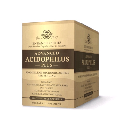 Solgar - Advanced Acidophilus Plus 120 Vegetable Capsules