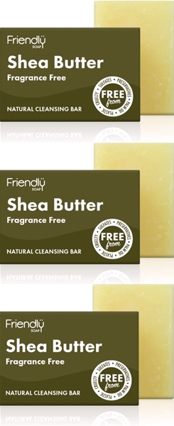 Friendly Soap - Shea Butter Cleansing Bar (95g) - Pack of 3