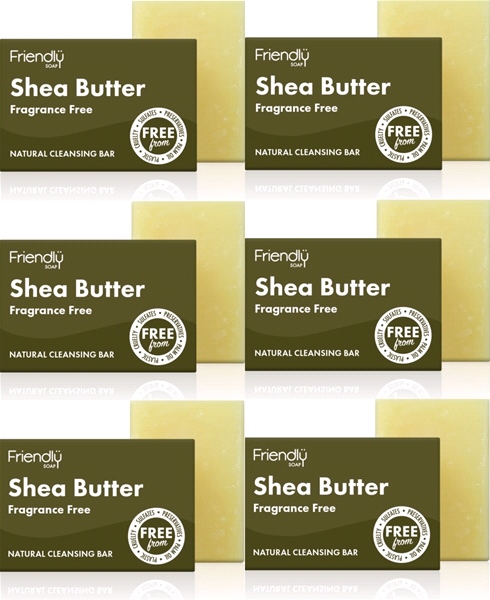 Friendly Soap - Shea Butter Cleansing Bar (95g) - Pack of 6