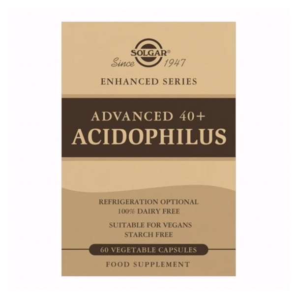 Solgar - Advanced 40+ Acidophilus 60 Vegetable Capsules