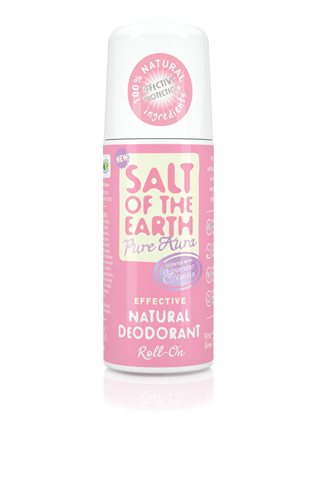 Crystal Spring - Salt of the Earth - Lavender & Vanilla Natural Roll-On Deodorant (75ml)