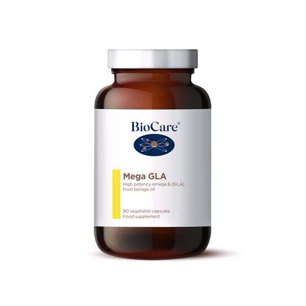 BioCare - Mega GLA complex (162mg gamma linoleic acid)  Gel caps (90)