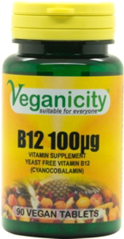 Veganicity - Vitamin B12 100ug (90 V Tabs)