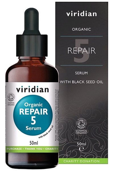 Viridian Nutrition - Organic Repair 5 Serum with Black Seed Oil (50ml)