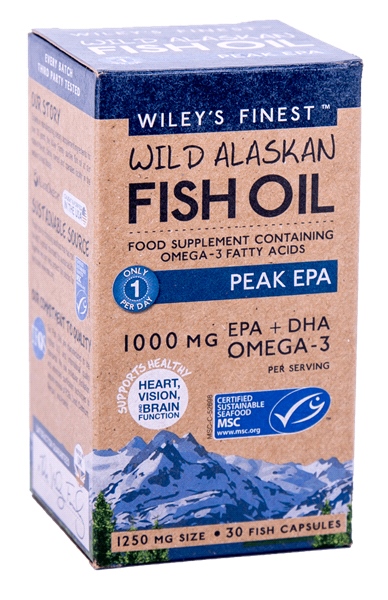 Wiley's Finest - Wild Alaskan Fish Oil Peak EPA (30 Caps)