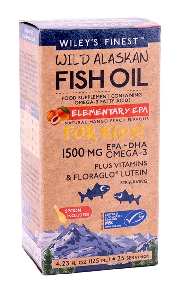 Wiley's Finest - Wild Alaskan Fish Oil Elementary EPA (125ml/25 Servings)