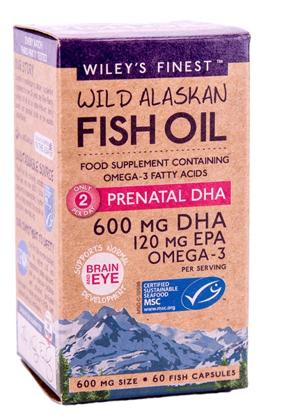 Wiley's Finest - Wild Alaskan Fish Oil Prenatal DHA (60 Caps)