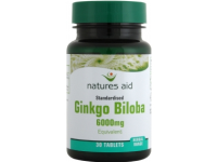 Ginkgo Biloba - 120mg (Equivalent to 6000mg of leaf)- 90 Tabs