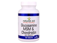 Glucosamine 500mg, MSM 500mg + Chondroitin 100mg (with Vit C)- 180 Tabs