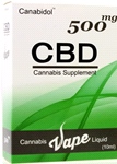 Canabidol Cannabis CBD Vape Liquid 500mg (10ml)