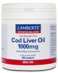 Cod Liver Oil 1000mg (EPA 140mg/DHA 110mg) 180 caps