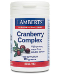 Cranberry Complex Powder (With FOS and Vitamin C) 100g Pdr