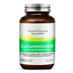 CurcuminX4000™ with Fenugreek Seed Extract (180 Vegetable Capsules)