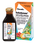 Floradix SALUDYNAM (250ml) - Liquid Calcium, Magnesium, Zinc and Vitamin D Formula