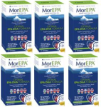 MorEPA -fish oil (60 Softgels x 6 packs) ORANGE FLAVOUR, One-A-Day - For adults  *BULK BUY*
