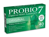 Probio7 ( 2 x 40 Caps ) - improves digestion for flatter stomach - DOUBLE PACK