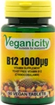 Vitamin B12 1000µg (90 V Tabs) Maximum Strength - sometimes lacking in the vegan diet